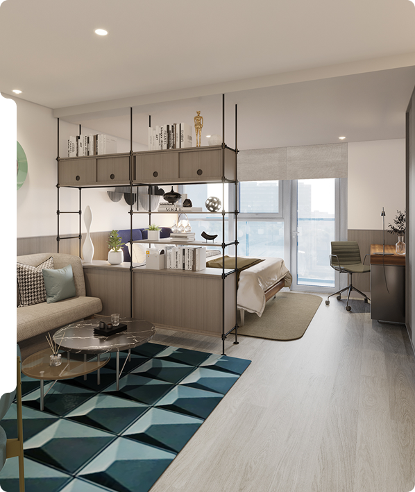 Uptown Modern Studio Unit